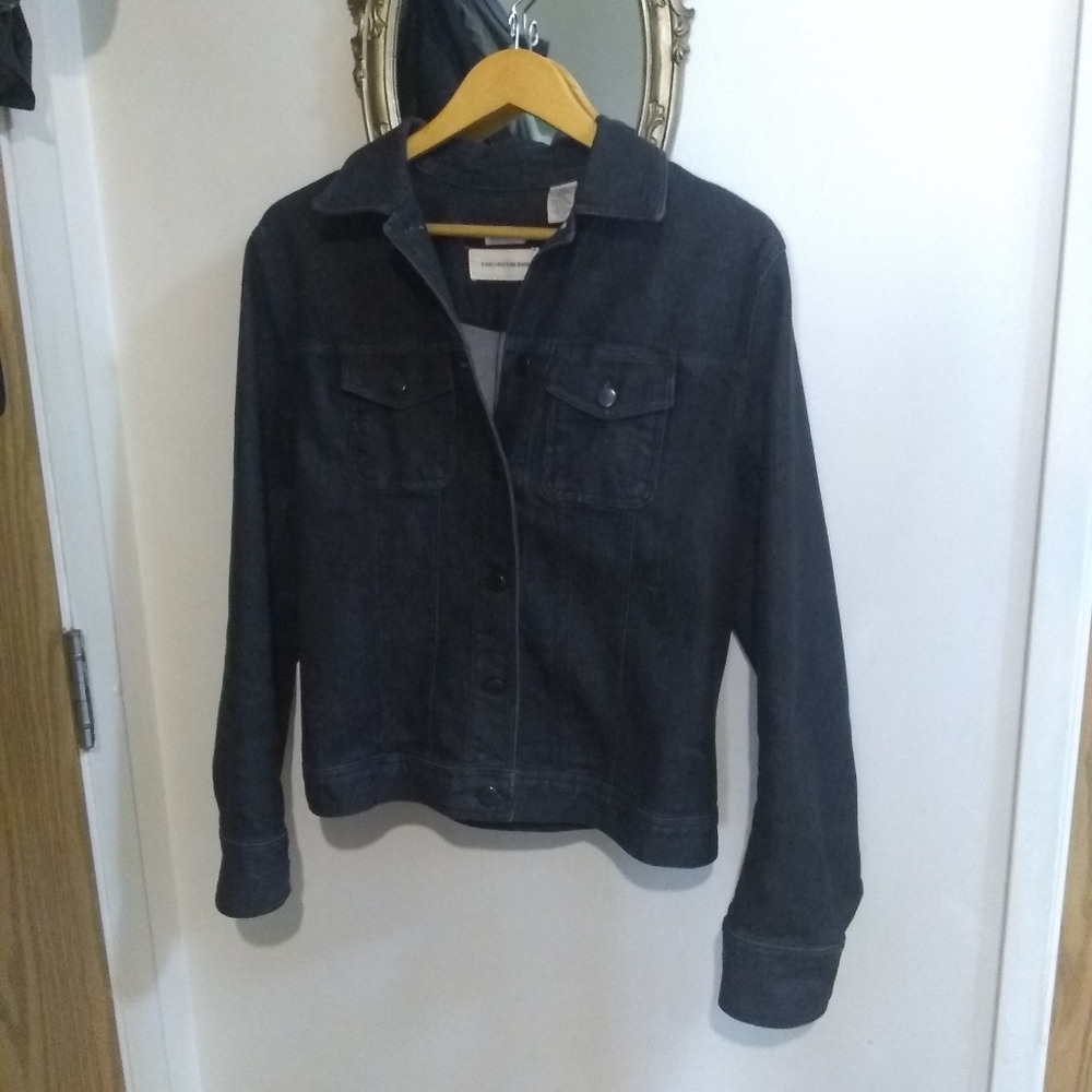 JNY dark wash denim spring jacket